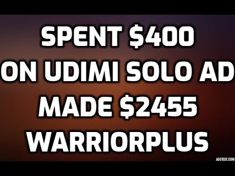 How Udimi Solo Ads Can Boost Your Warriorplus Profits