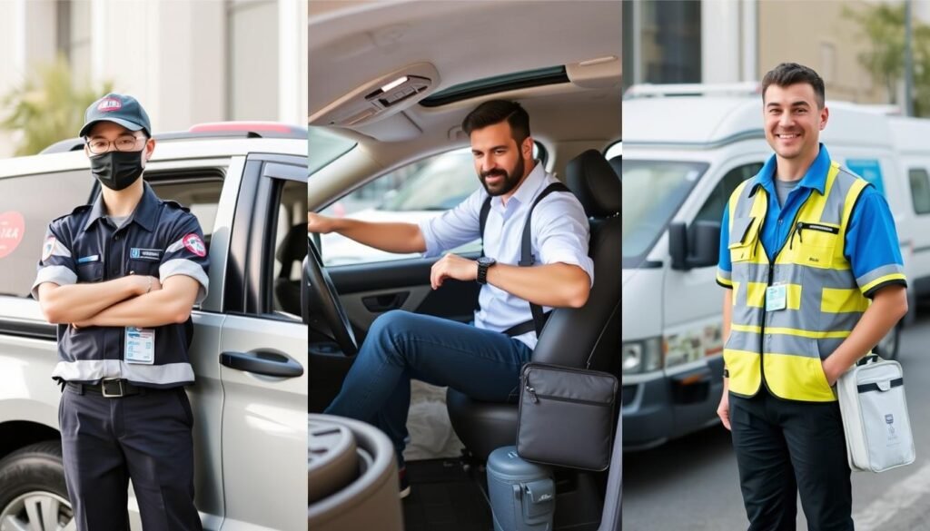 Medical courier employment options comparison